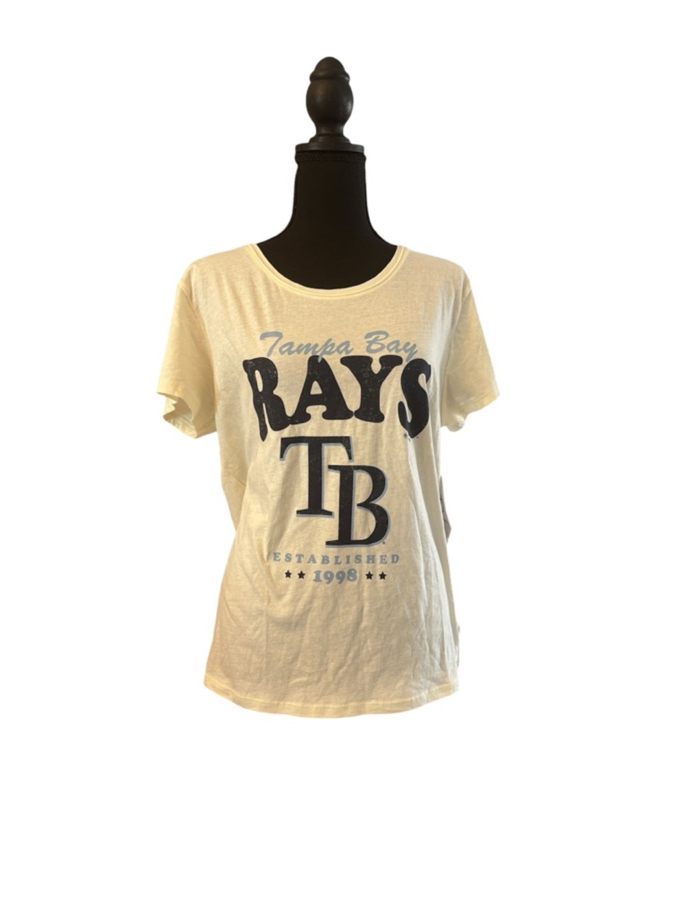 Women’s ‘47 Brand Tampa Bay Rays Throwback Tee NWT Size Large